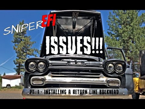 SNIPER EFI ISSUES Pt. 1 - How To Install a Bulkhead For the Return Line