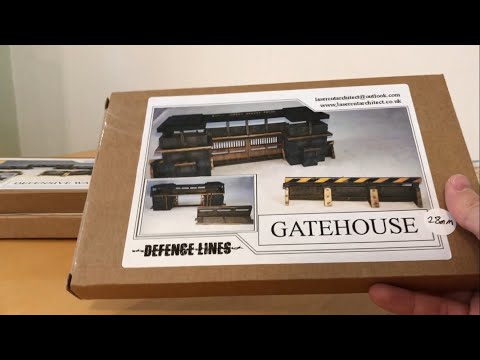 Lasercut Architect Defence Base (28mm) Set: Out of The Pack Review (MDF Terrain)