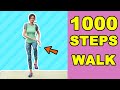 1000 Steps Walk At Home - Cardio At Home