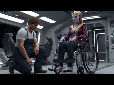 An Alien Empress Didn't Walk For 13 Years, Until the Ship's New Human Mechanic Said I'll Help! HFY