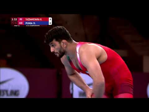 GOLD FS - 86 kg: Hassan YAZDANI (IRI) v. D. PUNIA (IND)
