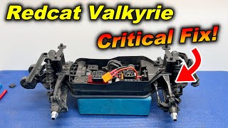 Redcat Racing Valkyrie 4S Critical Fix! - 4wd monster truck