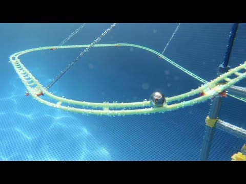 Marble Run with Underwater Elevators!