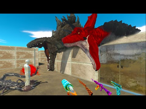 FPS PERSPECTIVE vs DINOSAURS in DEADLY MAZE II RESCUE MISSION -  ARBS