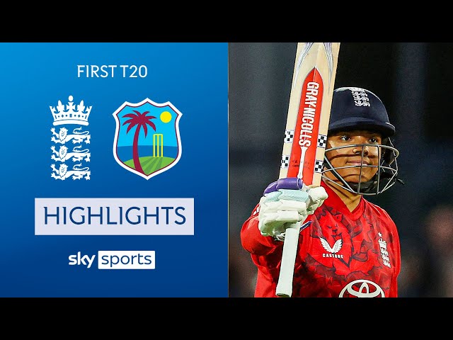England’s new era begins with win | England vs West Indies | First T20 highlights
