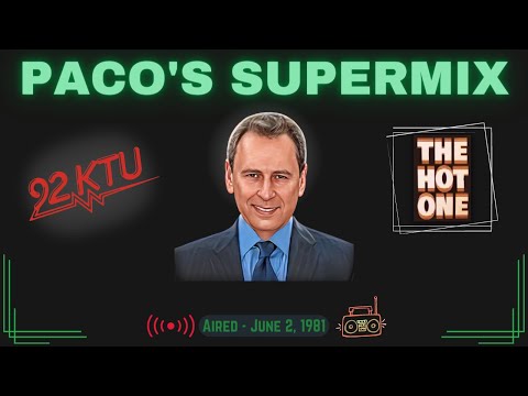 92KTU - Pacos Supermix - Aired - June 2, 1981 - Charles Menut