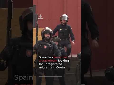 Moroccan police intercept migrant swimming back towards Ceuta
