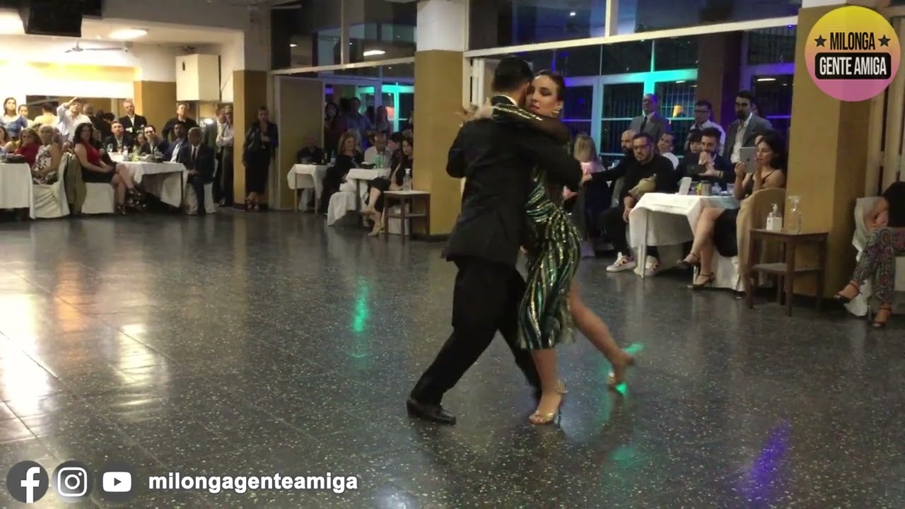 Juan David Vargas y Ornella Simonetto en Milonga Gente Amiga 2022 - 1 de 3