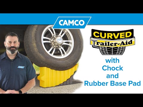 Curved Trailer-Aid® with Chock and Rubber Base Pad