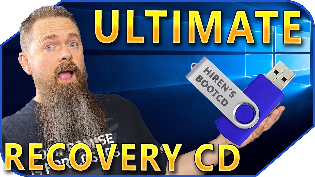 Ultimate Recovery Environment for Windows PCs, Hiren's Boot CD.