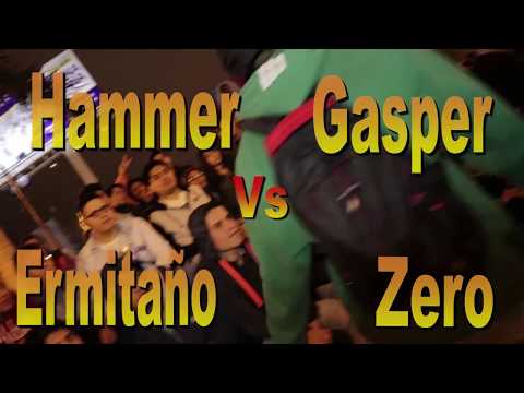 Gasper vs Hammer vs Ermitaño vs Zero - Audicion UDC Raptonda - Lima Peru - 2017