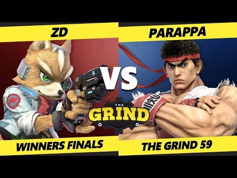 Smash Ultimate Tournament - ZD (Fox) Vs. Parappa (Ryu) - The Grind 59 SSBU Winners Finals