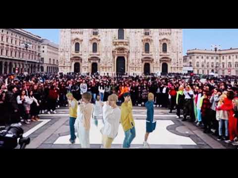 When BTS join Kpop random dance challenge in public