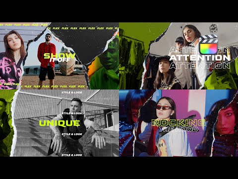 Street Drip Modular Template for Apple Motion & Final Cut Pro — MotionVFX