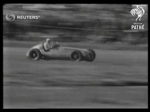 Chiron wins grand prix race at Silverstone (1948)