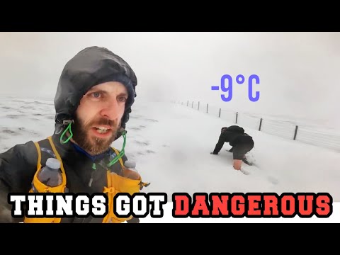 We picked the worst day imaginable to run across a country..