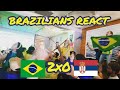 Brazilians react to Brazil vs Serbia goals (World Cup 2022)