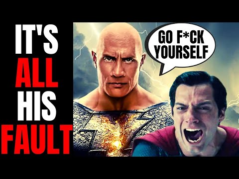 The Rock USED Henry Cavill As A Pawn! | The Rock And Black Adam FAILURE Led To Superman FALLOUT