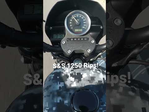 S&S Hooligan 1250 Sportster HARD ACCELERATION!