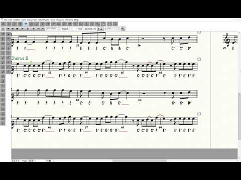 Try Everything - Shakira (Melody Only for C Instruments)