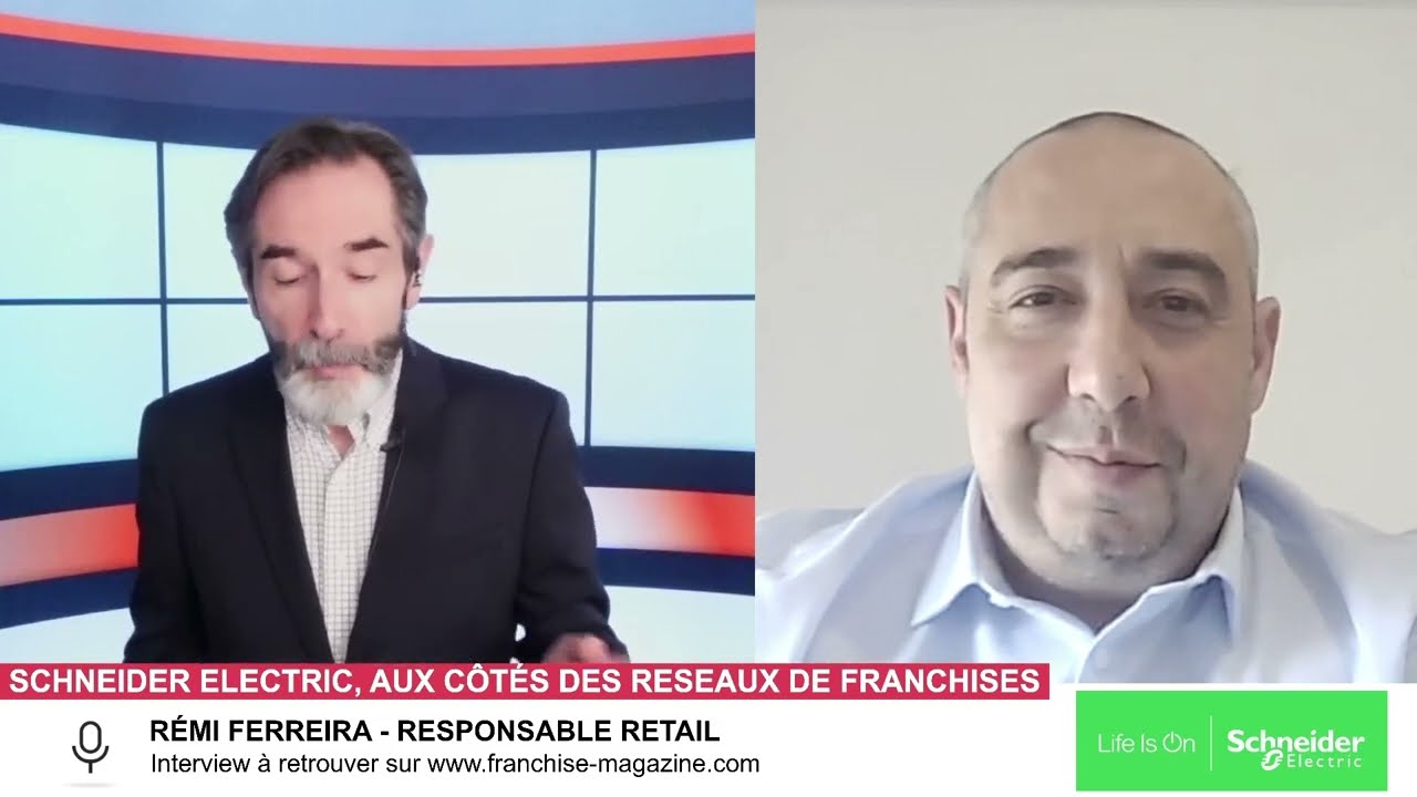 Rémi Ferreira nous présente les solutions Retail Schneider Electric pour les réseaux de franchise