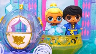 Kids Toys LOL Surprise Dolls Turn Into Characters From Cinderella Story - DIYCustom Dolls