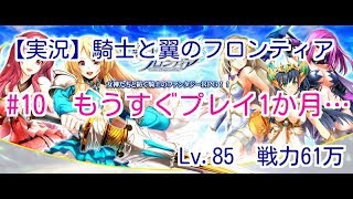 【実況】騎士と翼のフロンティア　#10　もうすぐプレイ1か月…