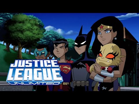 The Kids League finally defeats Morgan le Fey´s son | Justice League Unlimited