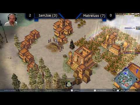 Joe (3) vs Matreiuss (7) - Age of Mythology: The Titans (Game 3)
