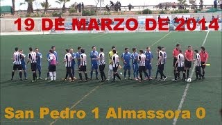preview picture of video 'San Pedro 1 Almassora 0 el 19 de marzo  de 2014'