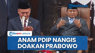 Fraksi PDIP Nangis dalam Doa di Rapat Paripurna DPR ke-1 2025-2026, Minta Allah Lindungi Prabowo