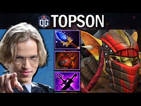 OG.TOPSON BOUNTY HUNTER WITH 1000 GPM - DOTA 2 7.30 GAMEPLAY