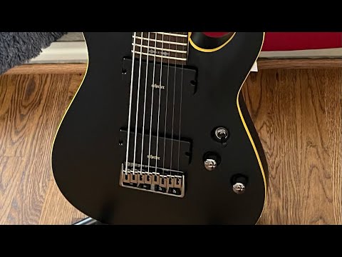Schecter Demon 8 String Guitar First Impressions