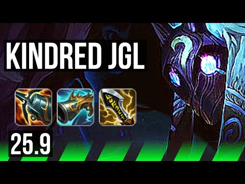 KINDRED vs VOLIBEAR (JGL) | 7/2/8 | EUW Master | 25.9