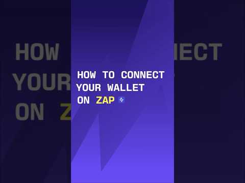 How to connect your web3 wallet to Zap Exchange using Connect Wallet #cryptocurrencyexchange
