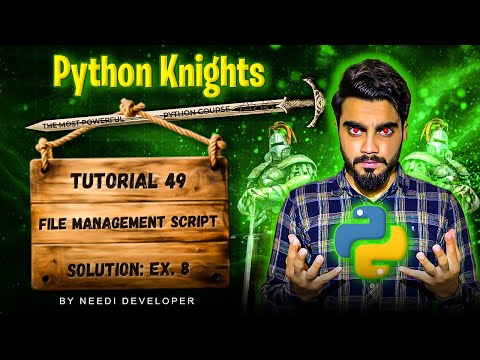 File Management Program Solution Ex 8 Python Projects For Beginners Tutorial 49