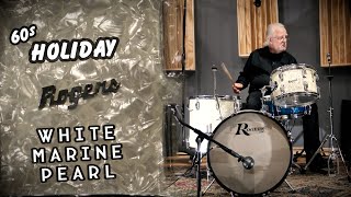 Video thumbnail for 1960s ROGERS Holiday - White Marine Pearl by Steve Maxwell Drums