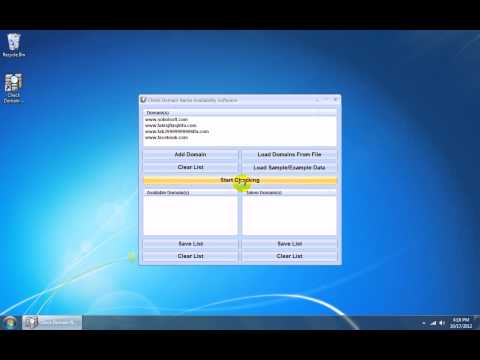 Check Domain Name Availability Software