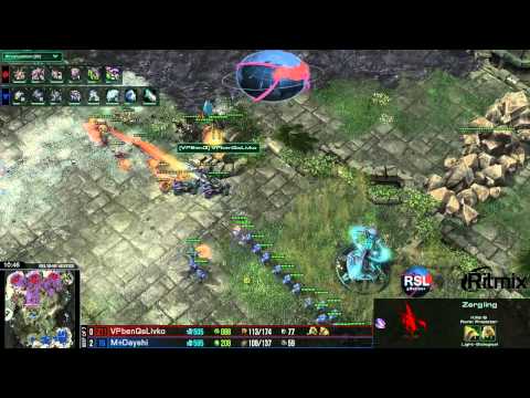 ZvT sLivko vs Dayshi - Game 3 RSL gNations CIS vs EU