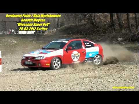 Bartłomiej Polak / Kaja Mysłakowska - Renault Megane "Wiosenny Super OeS" 25-03-2012 Gorlice