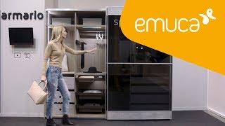 Escolha com a Emuca o sistema de roupeiro que mais se ajusta ao seu espaço