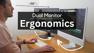 The best dual monitors and positioning for ergonomics