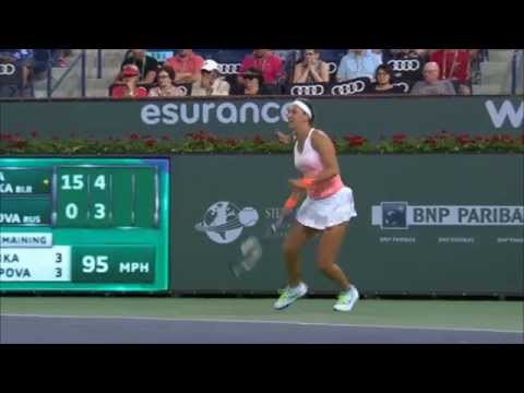 WTA Monday Indian Wells Highlights