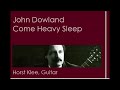 John Dowland: Come Heavy Sleep / Score Video - Horst Klee, Guitar