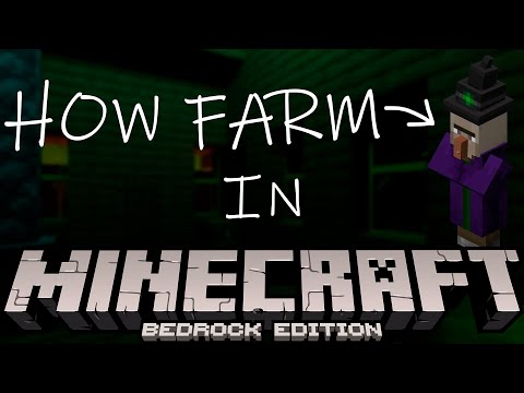 Jurfix Games - How to make a Witch farm in Minecraft Bedrock???