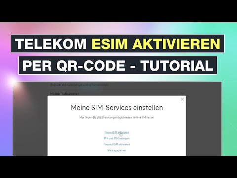 Activate Telekom eSIM via QR code - Convert SIM to eSIM and activate - Testventure