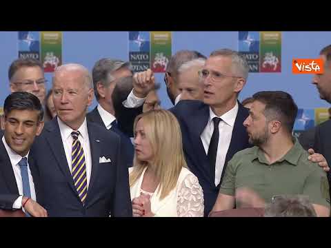 Meloni con Biden al vertice NATO