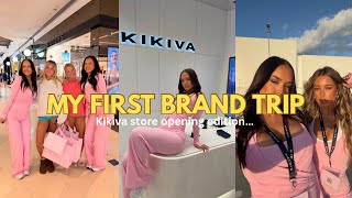MY FIRST BRAND TRIP!! (Kikiva Store Opening Vlog) 