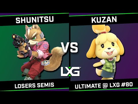 Shunitsu (Fox/Jigglypuff) vs Kuzan (Isabelle/Byleth) - Smash Ultimate @ LXG 80