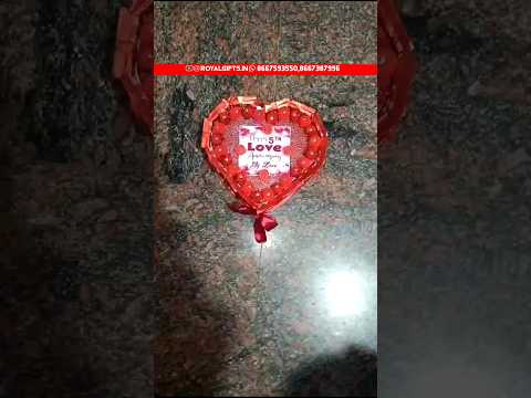 Mini hammer heart chocolate box||order in 8667593550,8667387996 ||#royalgifts #short #tamil